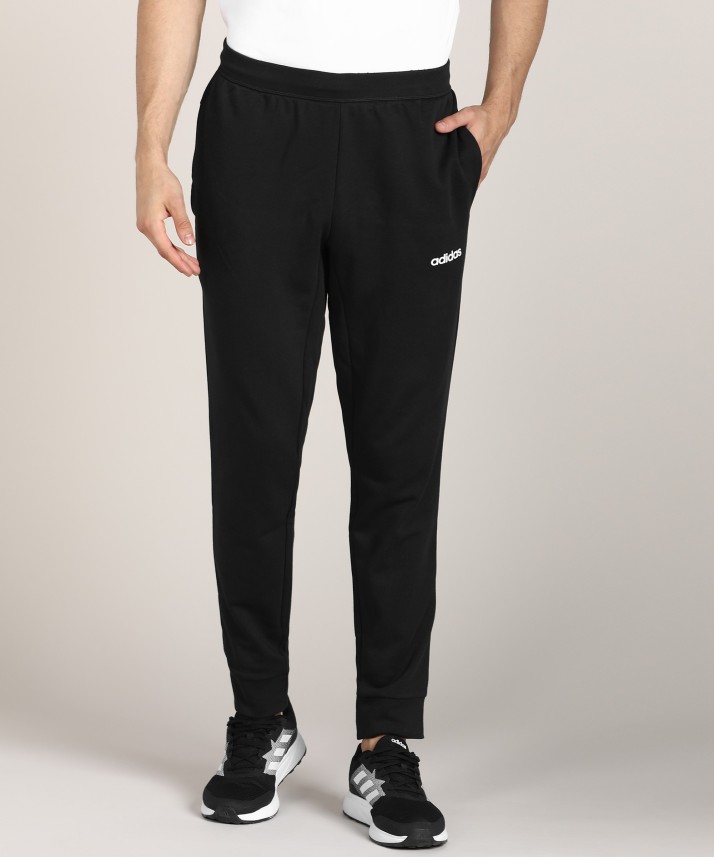 adidas black track pants mens