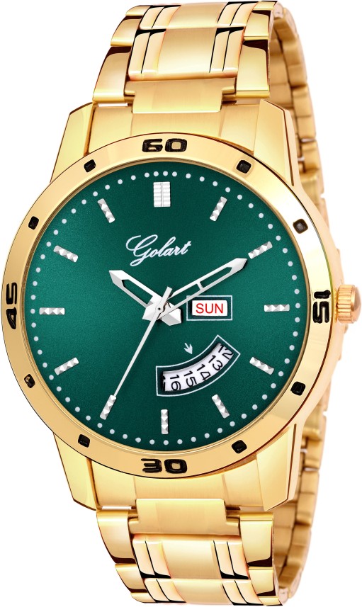 flipkart gold watch