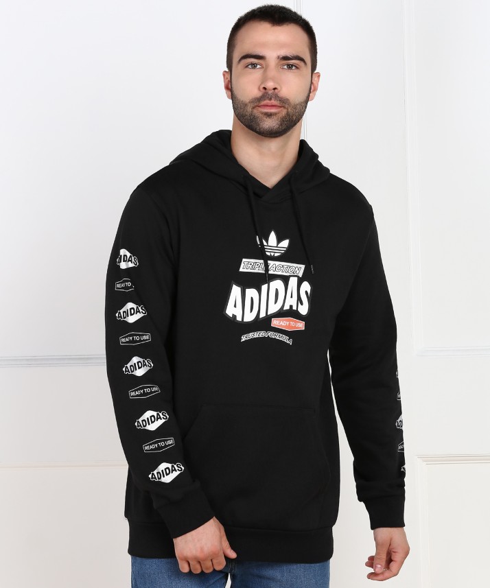 adidas full sleeve printed men's sweatshirt