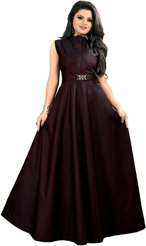 flipkart party wear gown