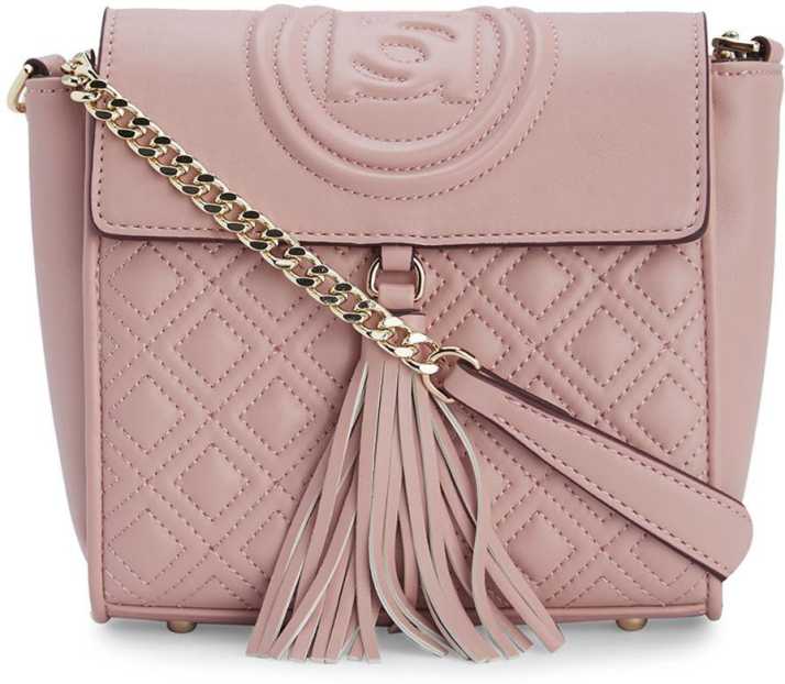 Bebe Pink Sling Bag Pink Price In India Flipkart Com