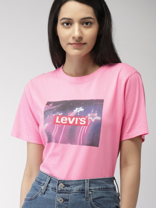 levis women t shirt flipkart