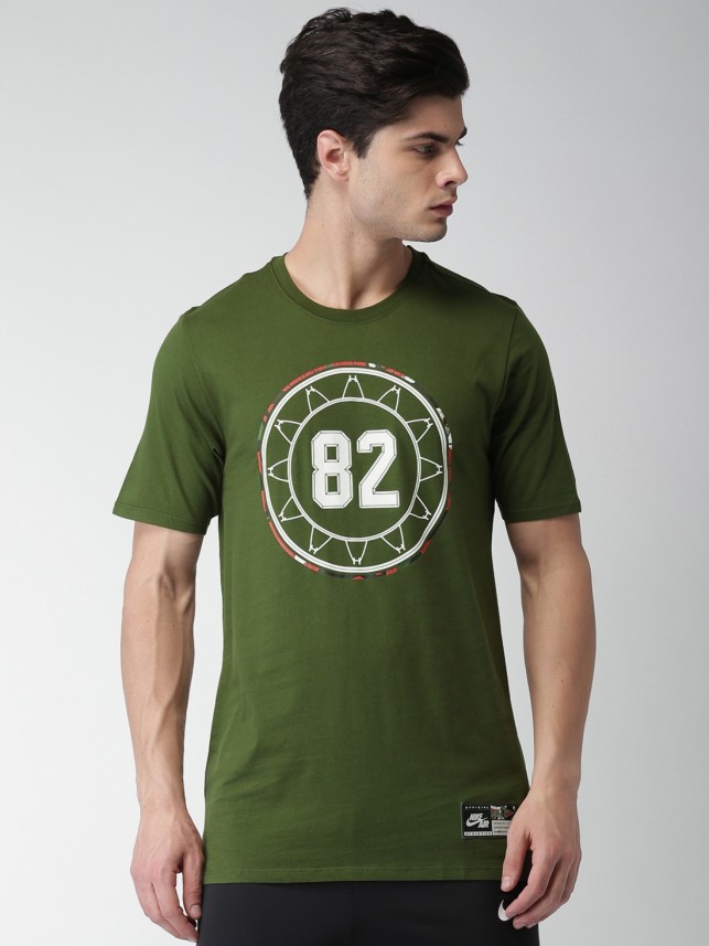 dark green nike shirt