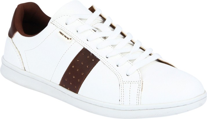 red tape sneakers white