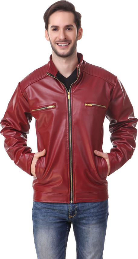 Full Sleeve Solid Men Jacket 