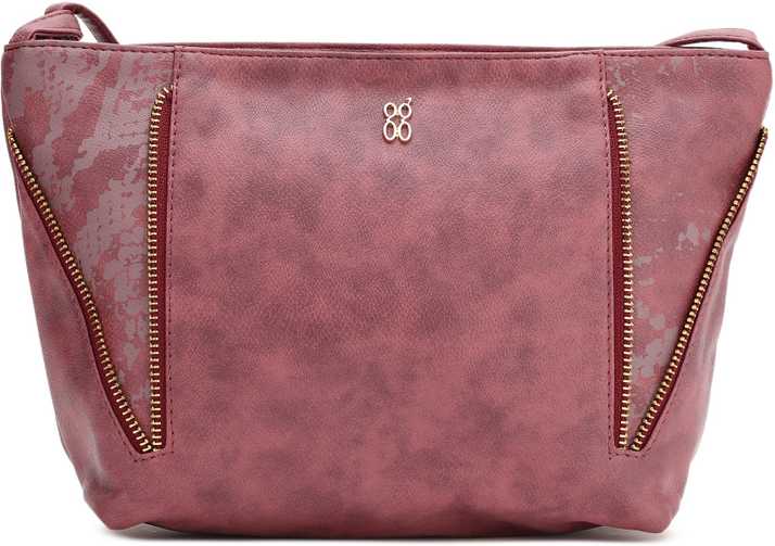 Baggit Purple Sling Bag E4 Gonzo Wine Price In India Flipkart Com