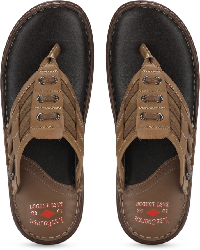 lee cooper leather slippers