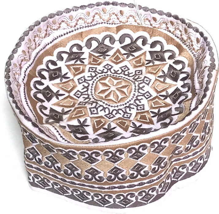ALRAZA Embroidered Barkati Topi Islamic 