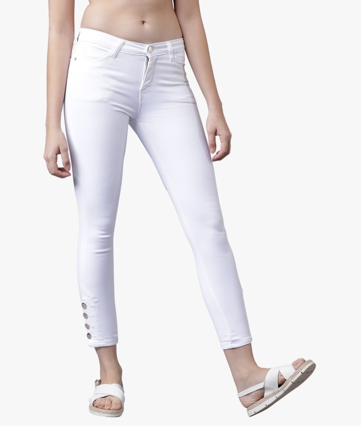 white jeans on flipkart