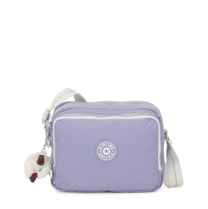 purple kipling purse