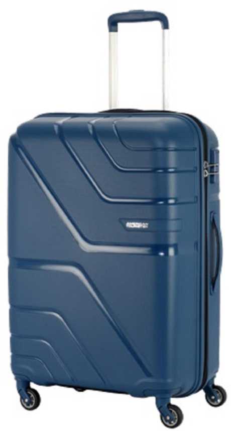 American Tourister Upland Marine Blue Trolley Bag Amt Upland Sp 79 29 Marine Blu Check In Suitcase 28 Inch Blue Price In India Flipkart Com
