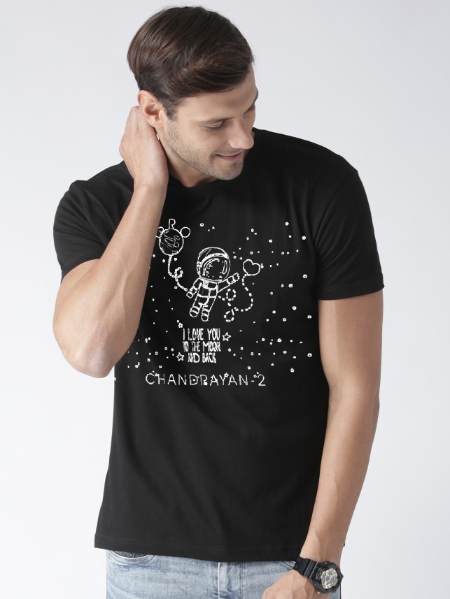 black t shirt flipkart