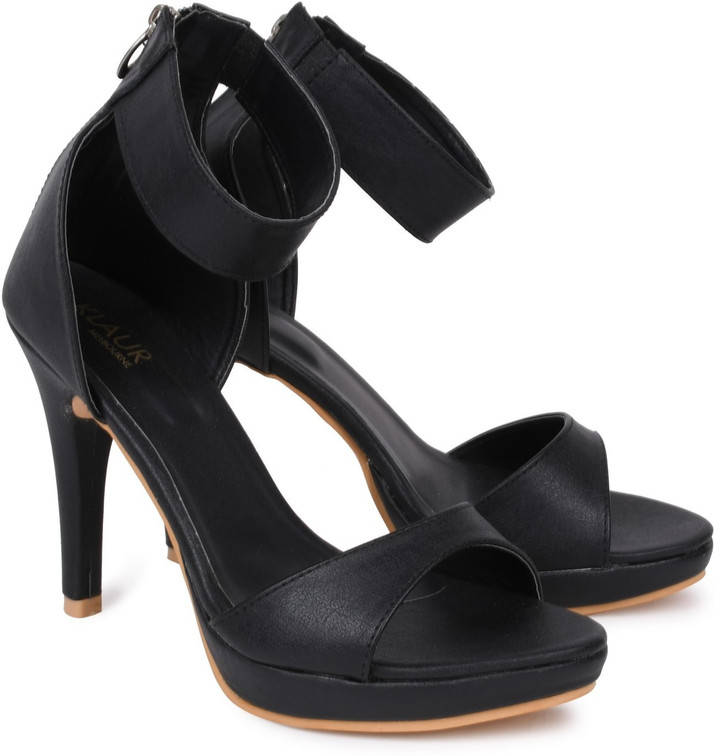 Klaur Melbourne Women Black Heels - Buy 