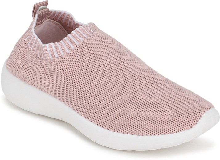 womens pink slip on shoes