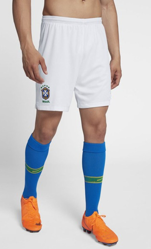 Design Men White Sports Shorts 