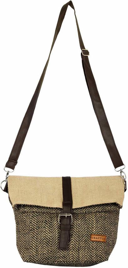 beige side bag