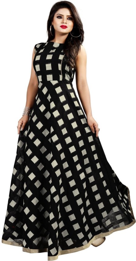 black gown flipkart