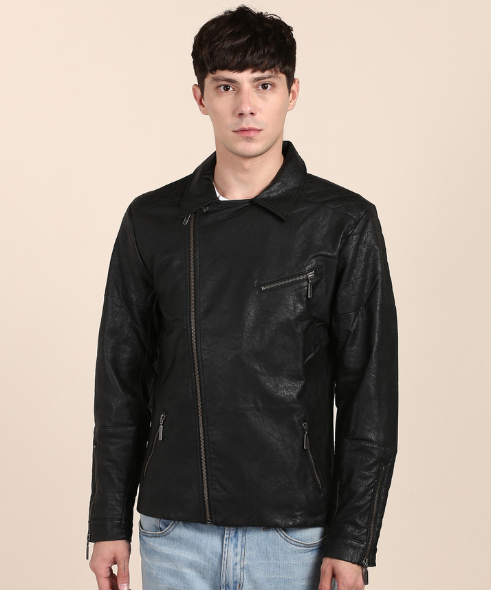 benetton leather jacket