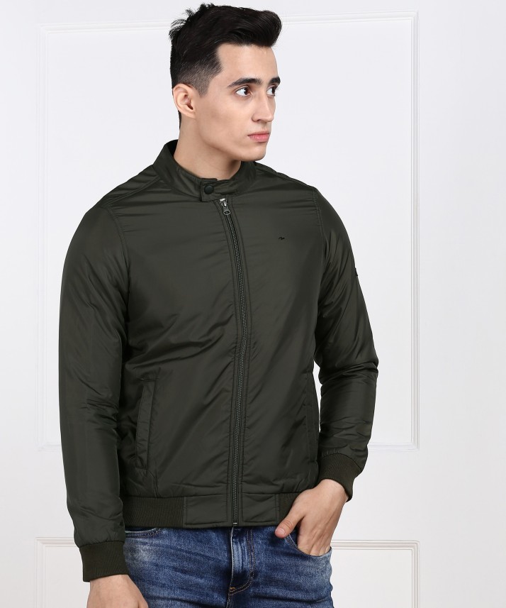 spykar full sleeve solid men's jacket