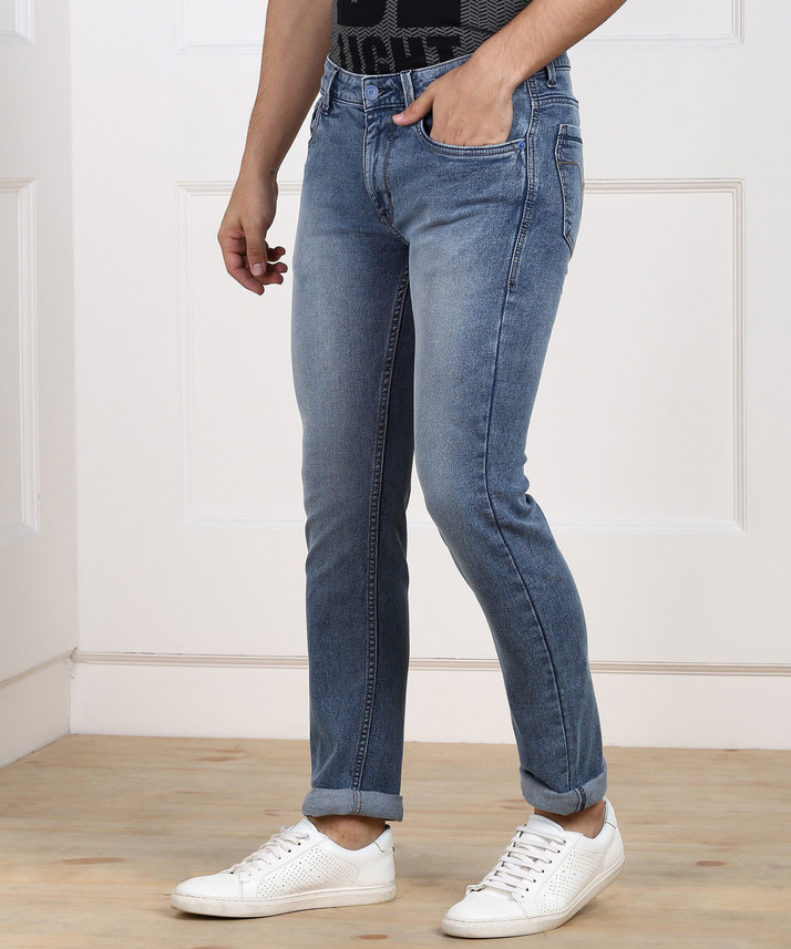 flying machine slim men blue jeans