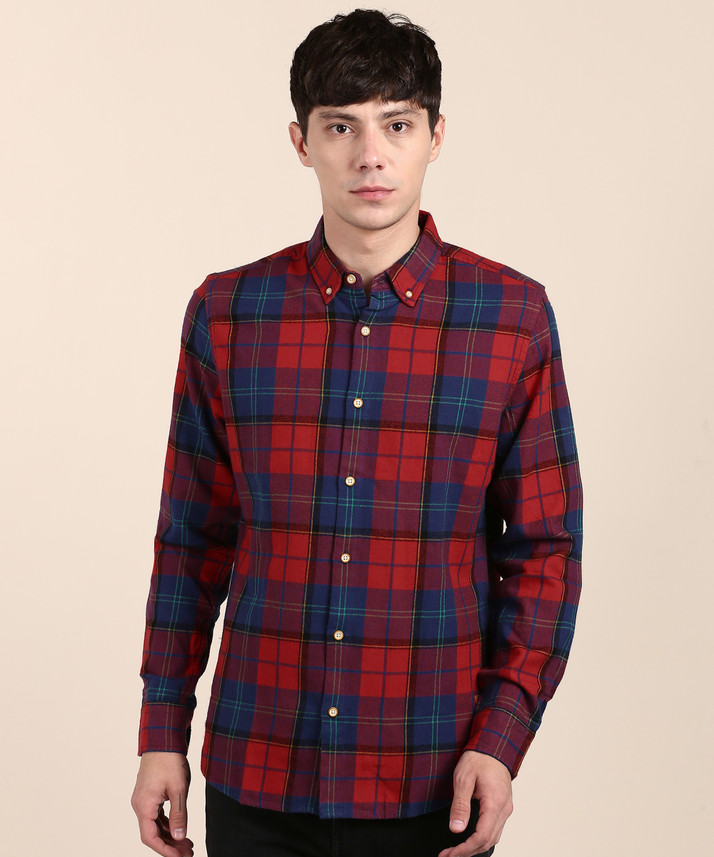 United Colors of Benetton Men Checkered 