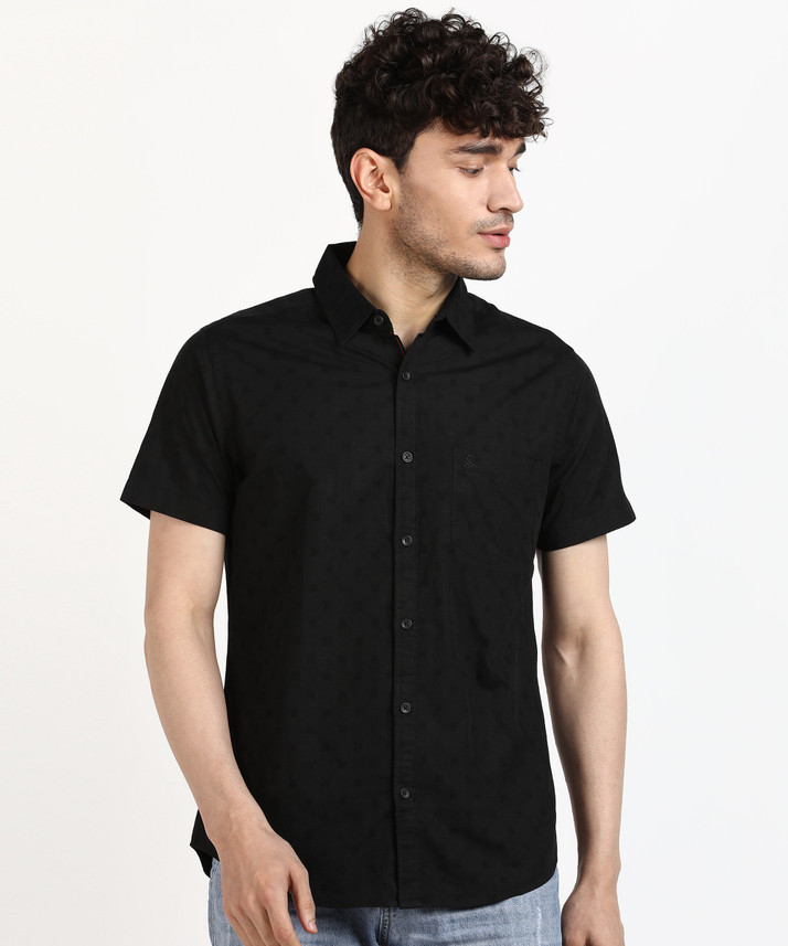 United colors of benetton black shirt