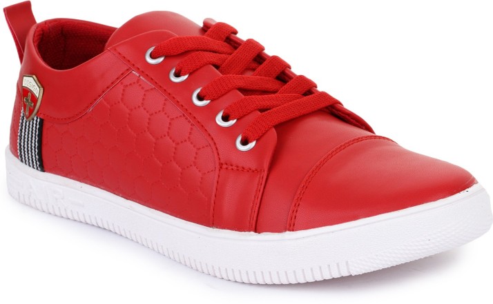 carrito men's red sneaker shoes