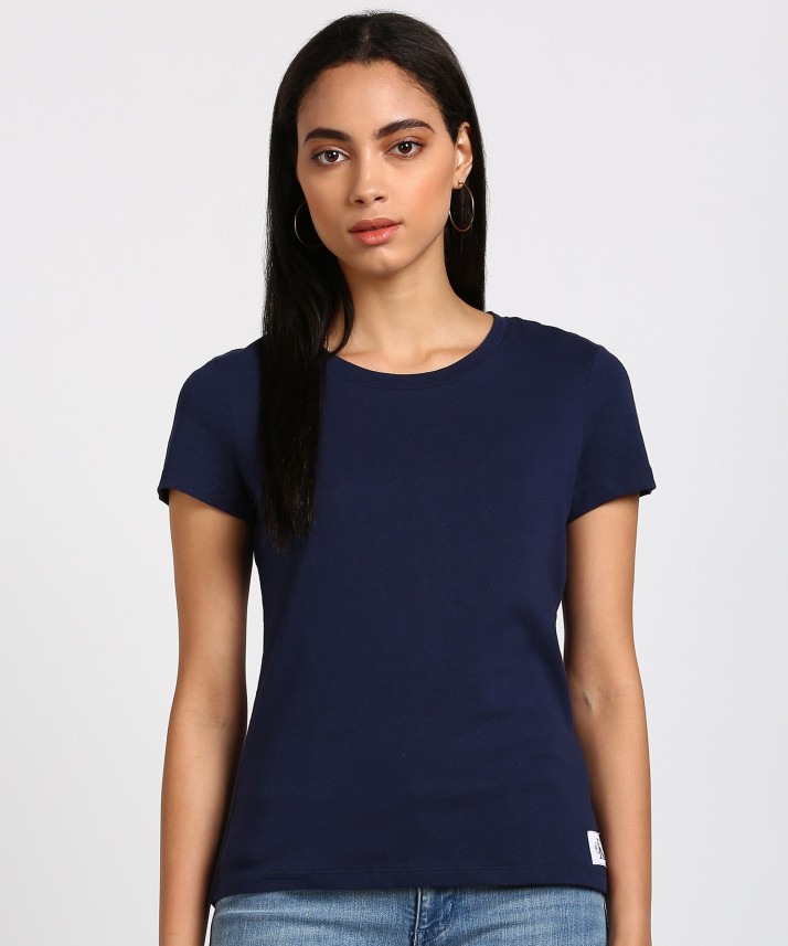 calvin klein dark blue shirt