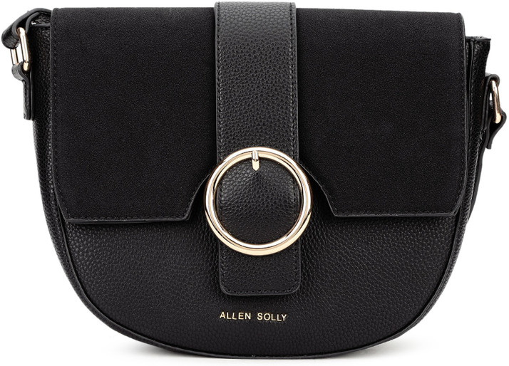 allen solly black sling bag