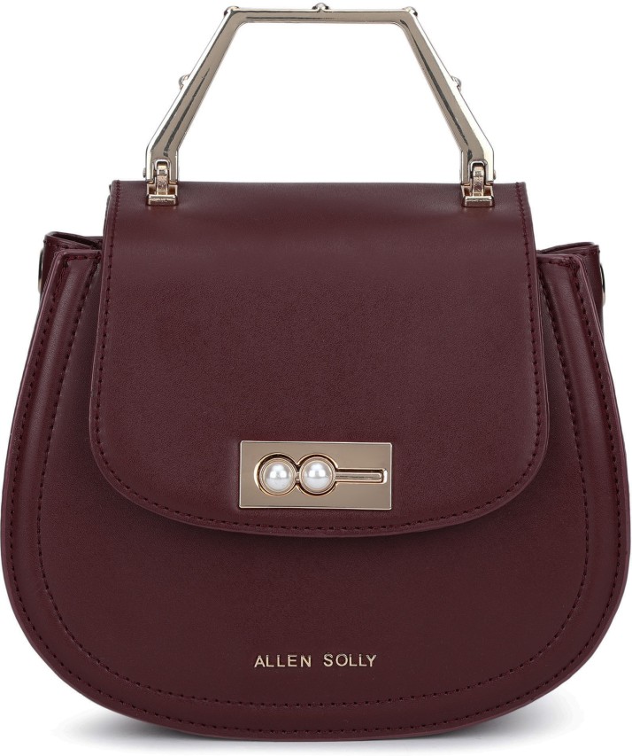 allen solly burgundy bag