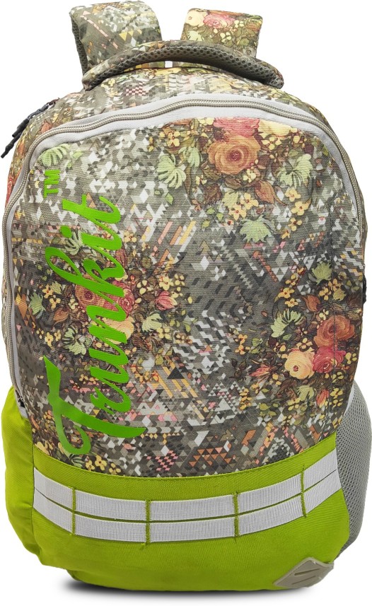 boys green backpack