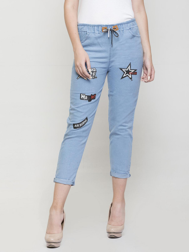 joggers jeans for womens flipkart