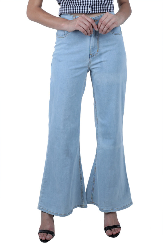 bell bottom jeans flipkart
