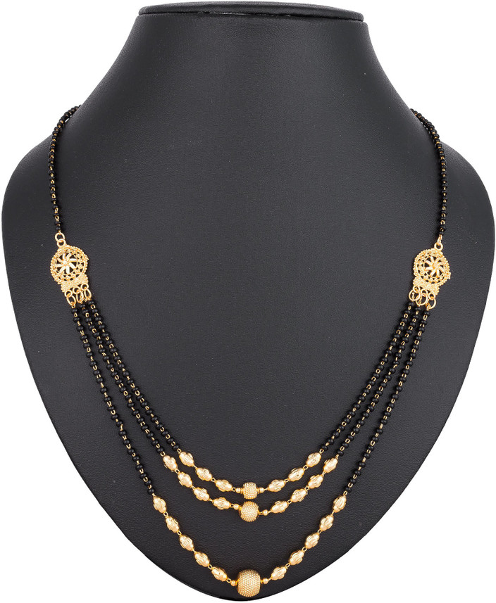 SIDDHI Designer 3layer Black and Golden 