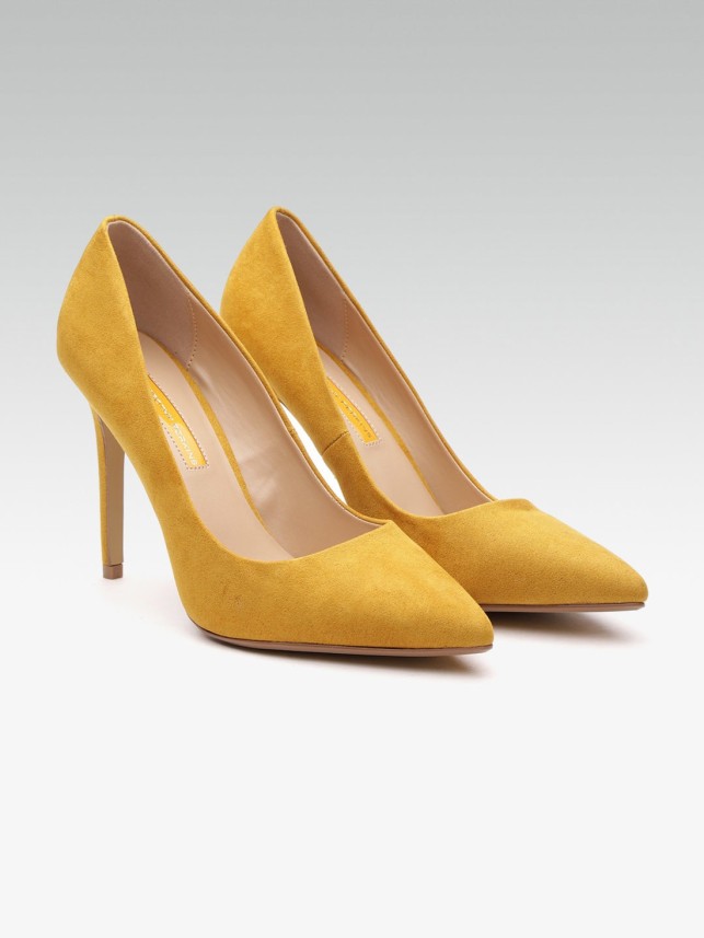 DOROTHY PERKINS Women Yellow Heels 