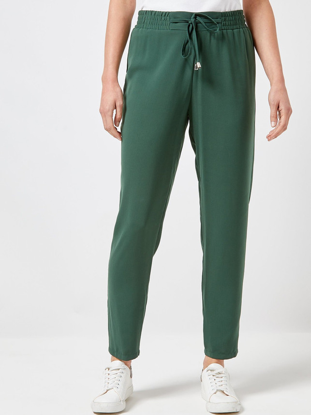 Dorothy perkins green trousers clearance