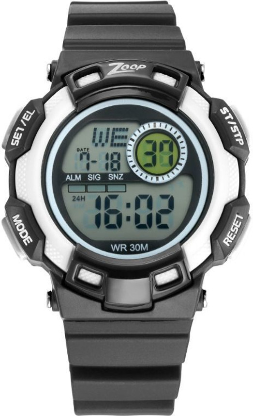 how to set alarm in zoop watch