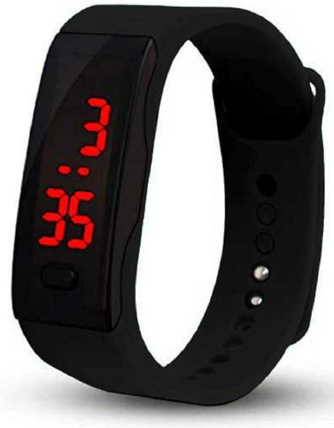 led stylish watch