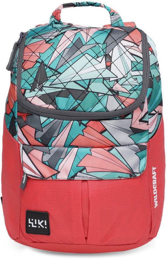 wildcraft men blue graphic backpack