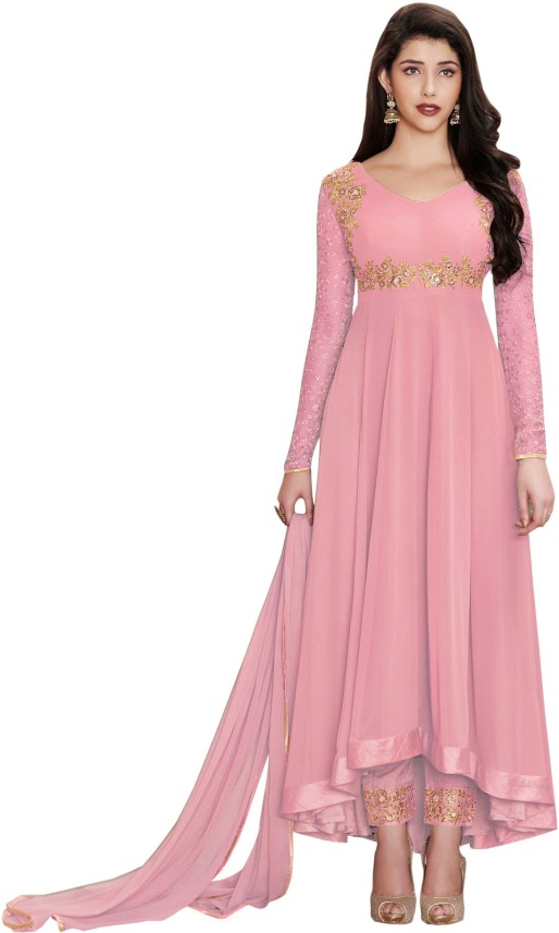 pink gown flipkart