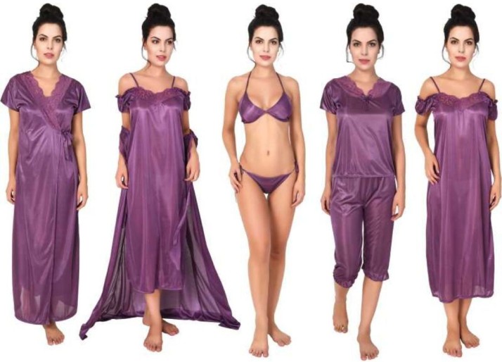 flipkart satin nighty