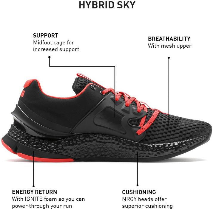 puma men's hybrid sky running shoes