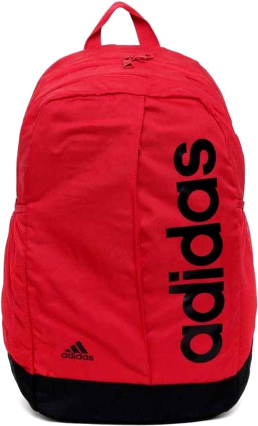 red and black adidas backpack