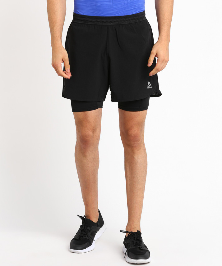 Buy REEBOK Checkered Men Black Running 