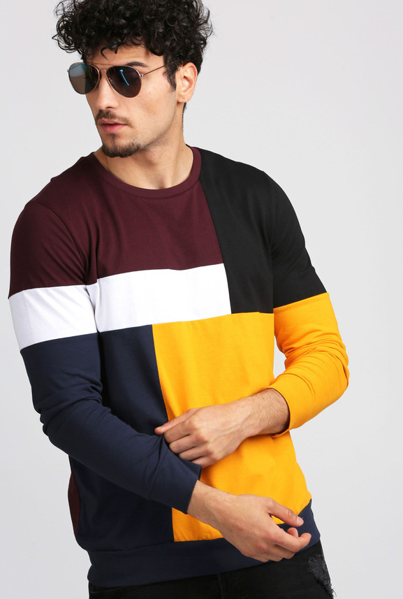 Multicolor t shirt for men clearance
