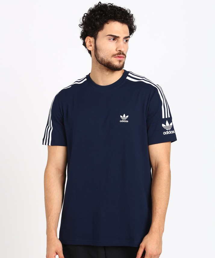 adidas dark blue t shirt