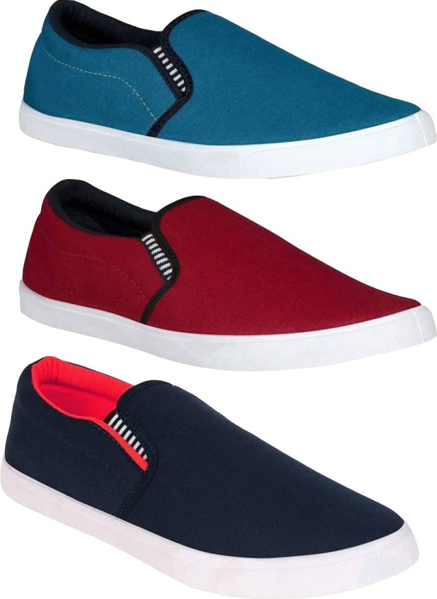 BRUTON Combo Pack Of 3 Casual Shoes 