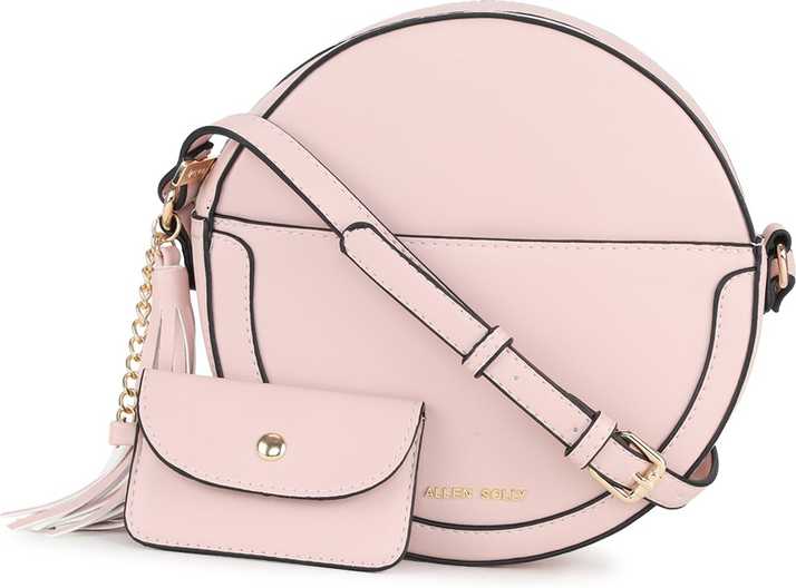 Buy Allen Solly Women Pink Sling Bag Pink Online Best Price In India Flipkart Com
