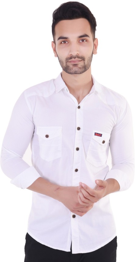 white shirt smart casual