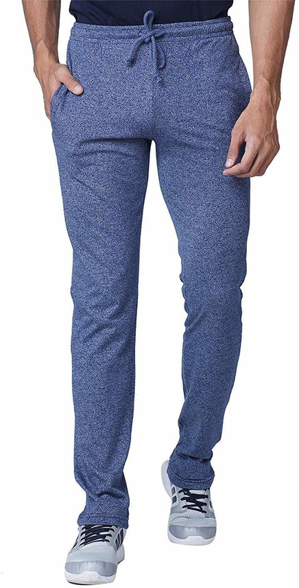 RPM Solid Men Blue Track Pants - Buy 
